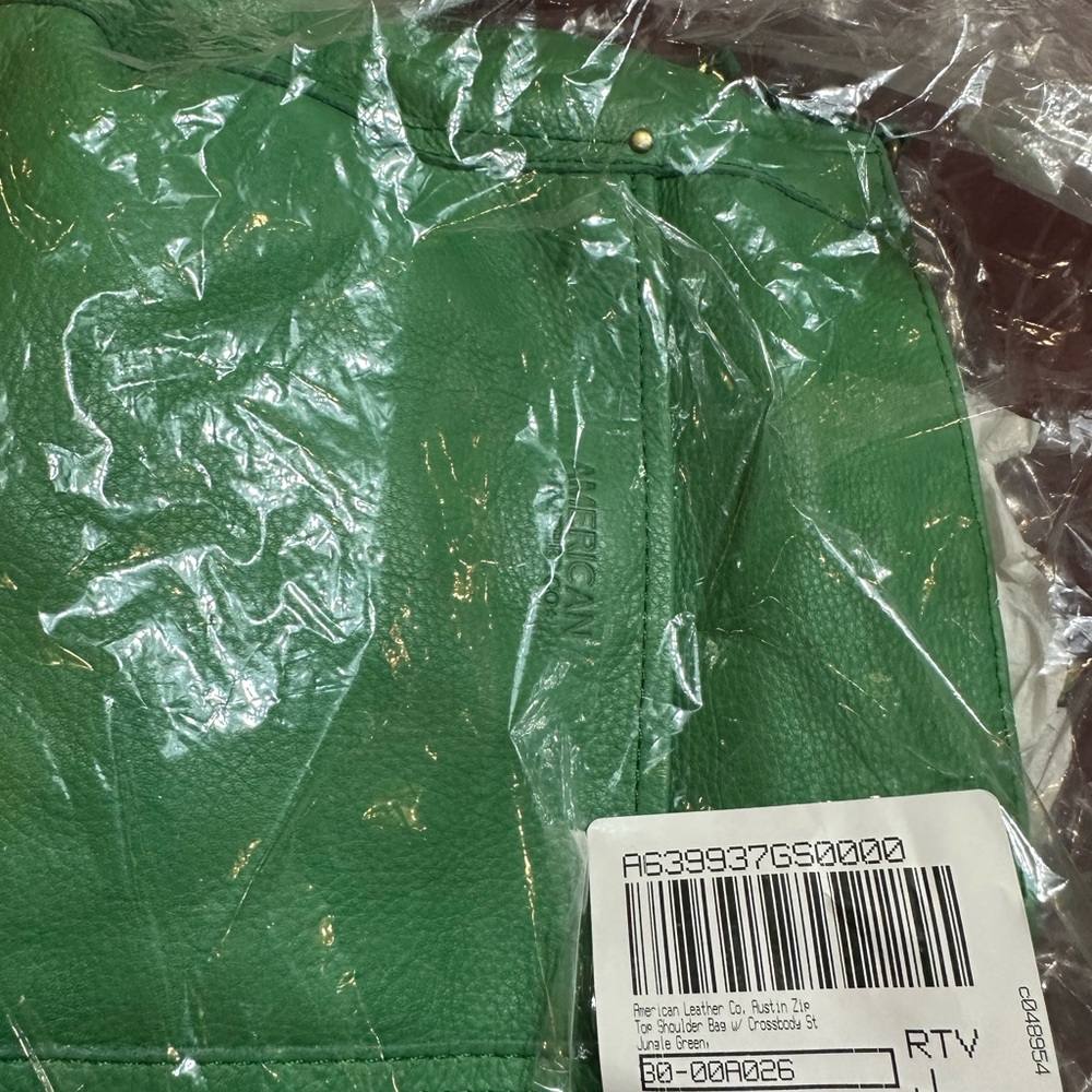 Vibrant Green Leather Bag